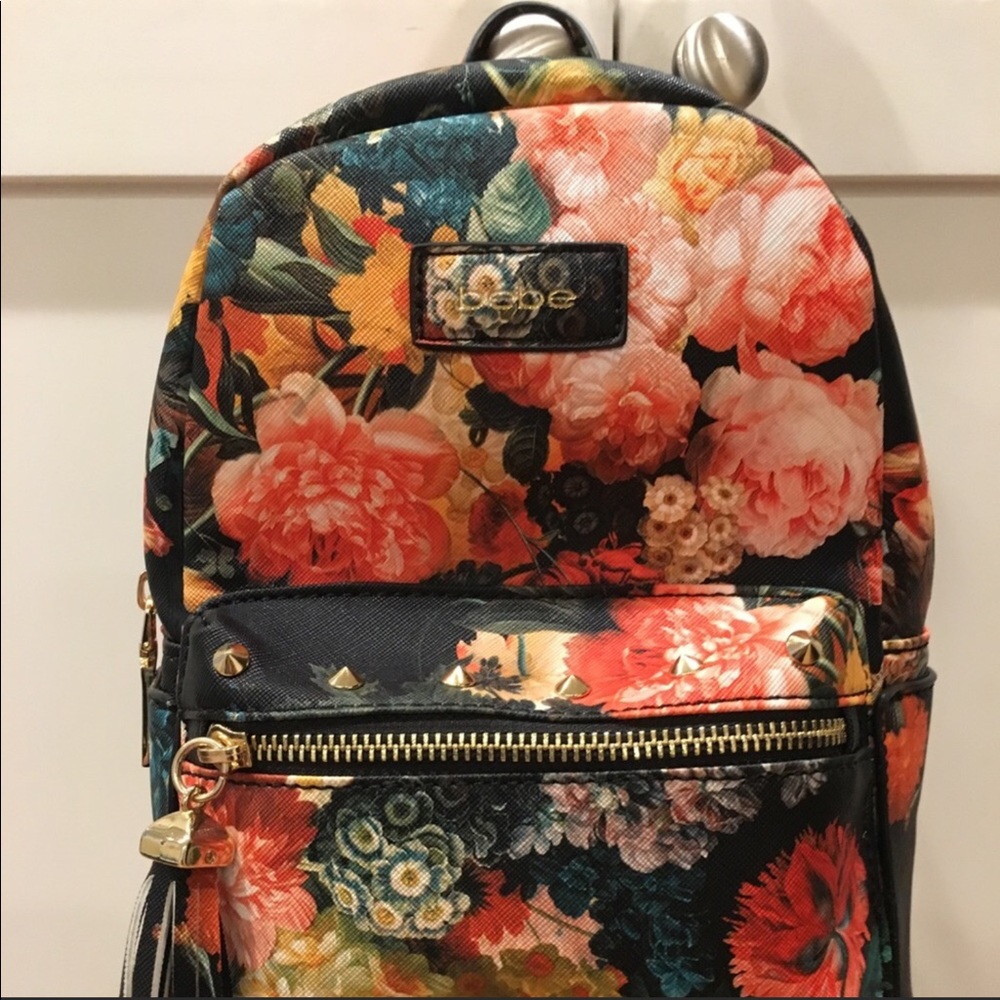 Bebe mini floral backpack
